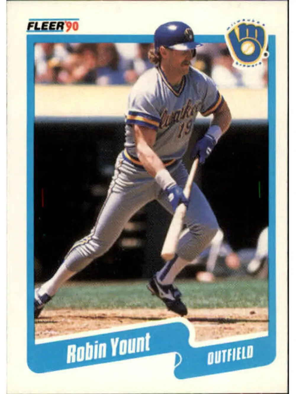 1990 Robin Yount Fleer Baseball Card #340